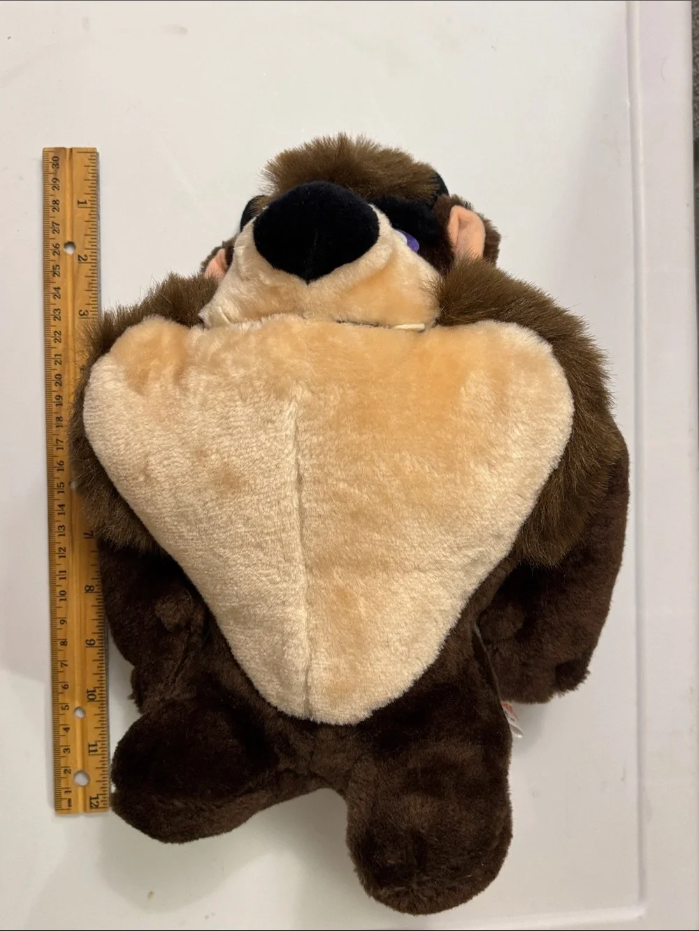 Taz plush Looney Tunes Warner Bros. 1993 Tasmanian Devil cartoon character